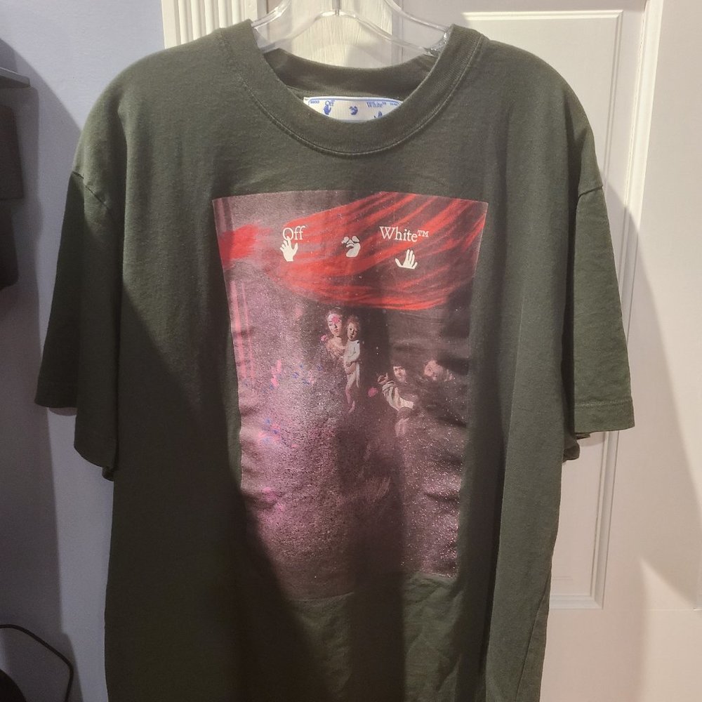 Off-White Caravaggio Painting T-Shirt in Small